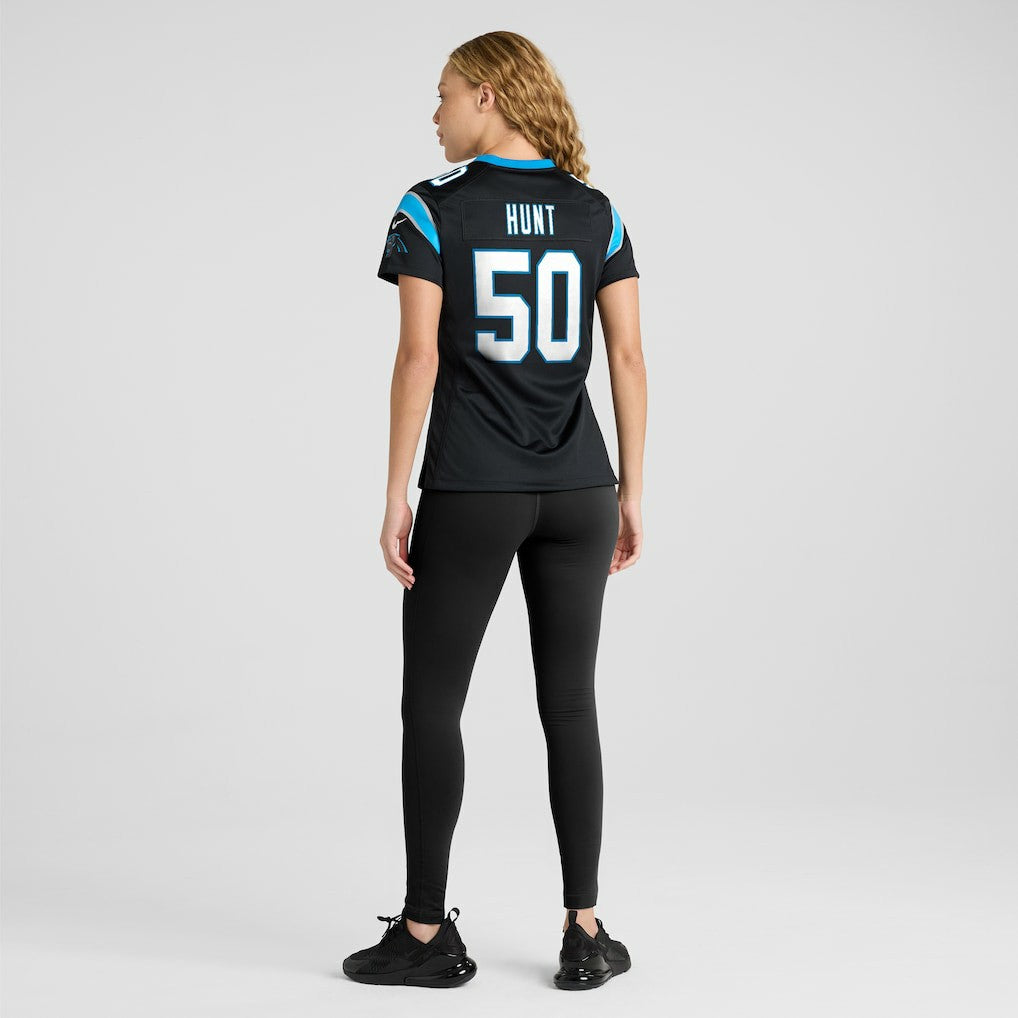 Robert Hunt Carolina Panthers Women's Game Jersey - Black Jerseys