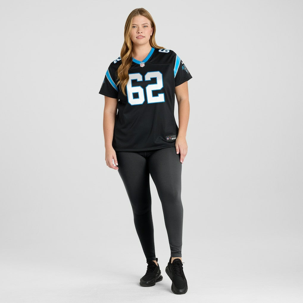 Chandler Zavala Carolina Panthers Women's Game Jersey - Black Jerseys