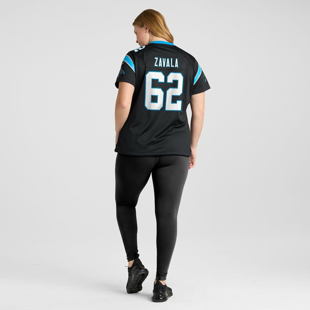 Chandler Zavala Carolina Panthers Women's Game Jersey - Black Jerseys
