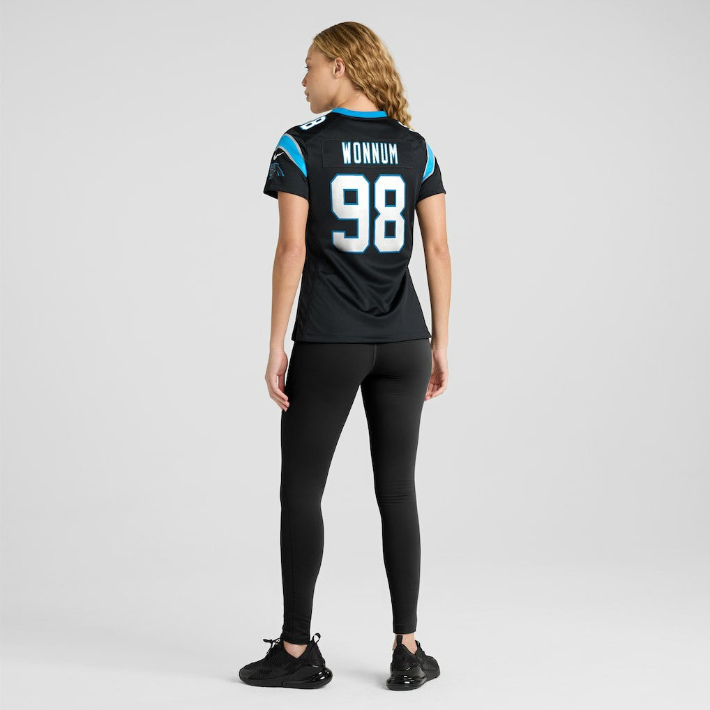 D.J. Wonnum Carolina Panthers Women's Game Jersey - Black Jerseys