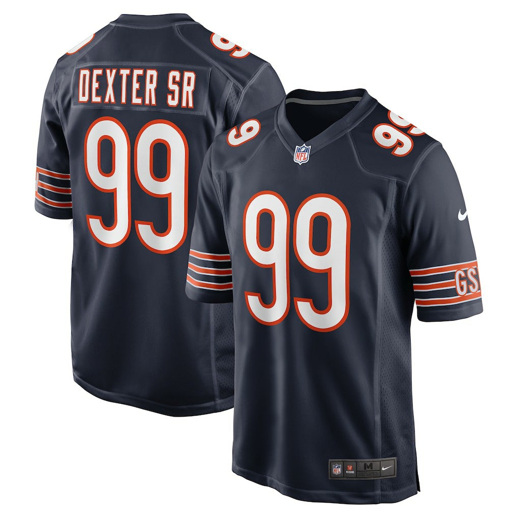 Gervon Dexter Sr. Chicago Bears Game Jersey - Navy Jerseys