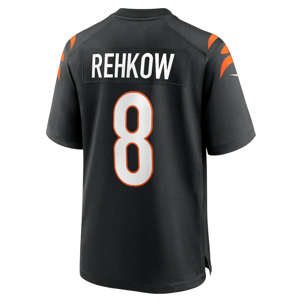 Ryan Rehkow Cincinnati Bengals Game Jersey - Black Jerseys