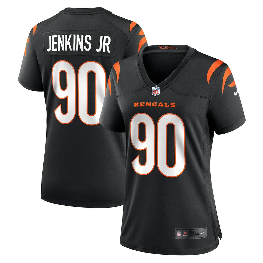 Kris Jenkins Jr. Cincinnati Bengals Women's Game Jersey - Black Jerseys