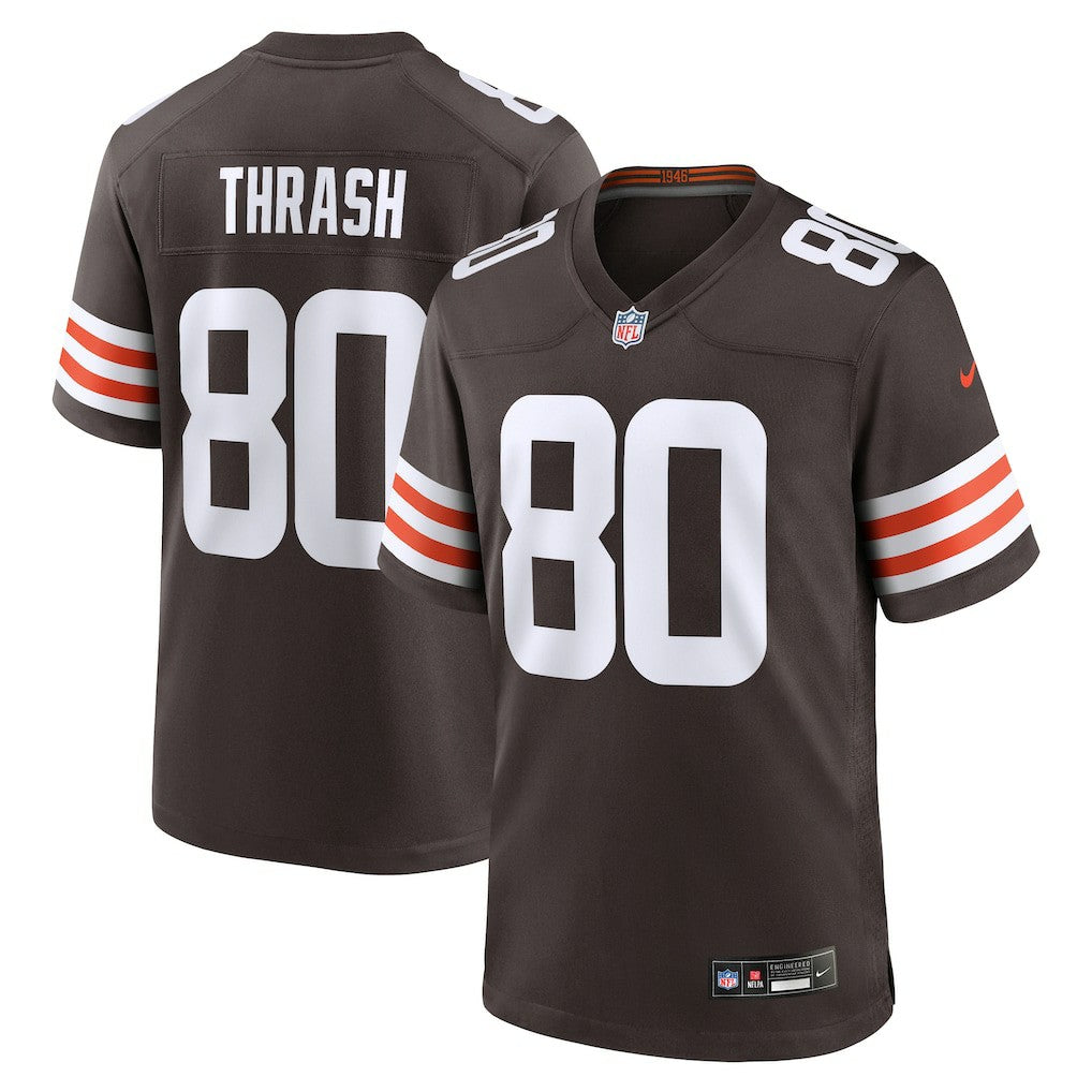 Jamari Thrash Cleveland Browns Team Game Jersey - Brown Jerseys