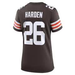 Myles Harden Cleveland Browns Women's Game Jersey - Brown Jerseys