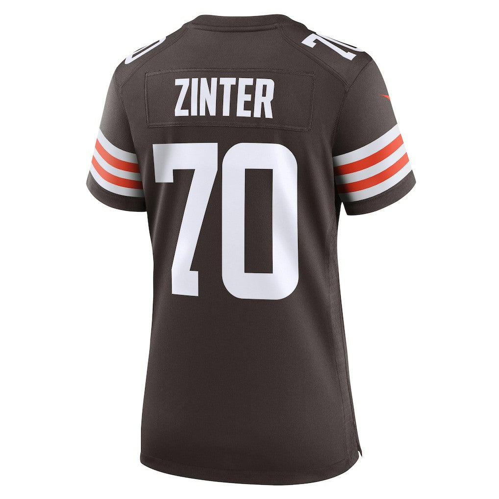 Zak Zinter Cleveland Browns Women's Game Jersey - Brown Jerseys