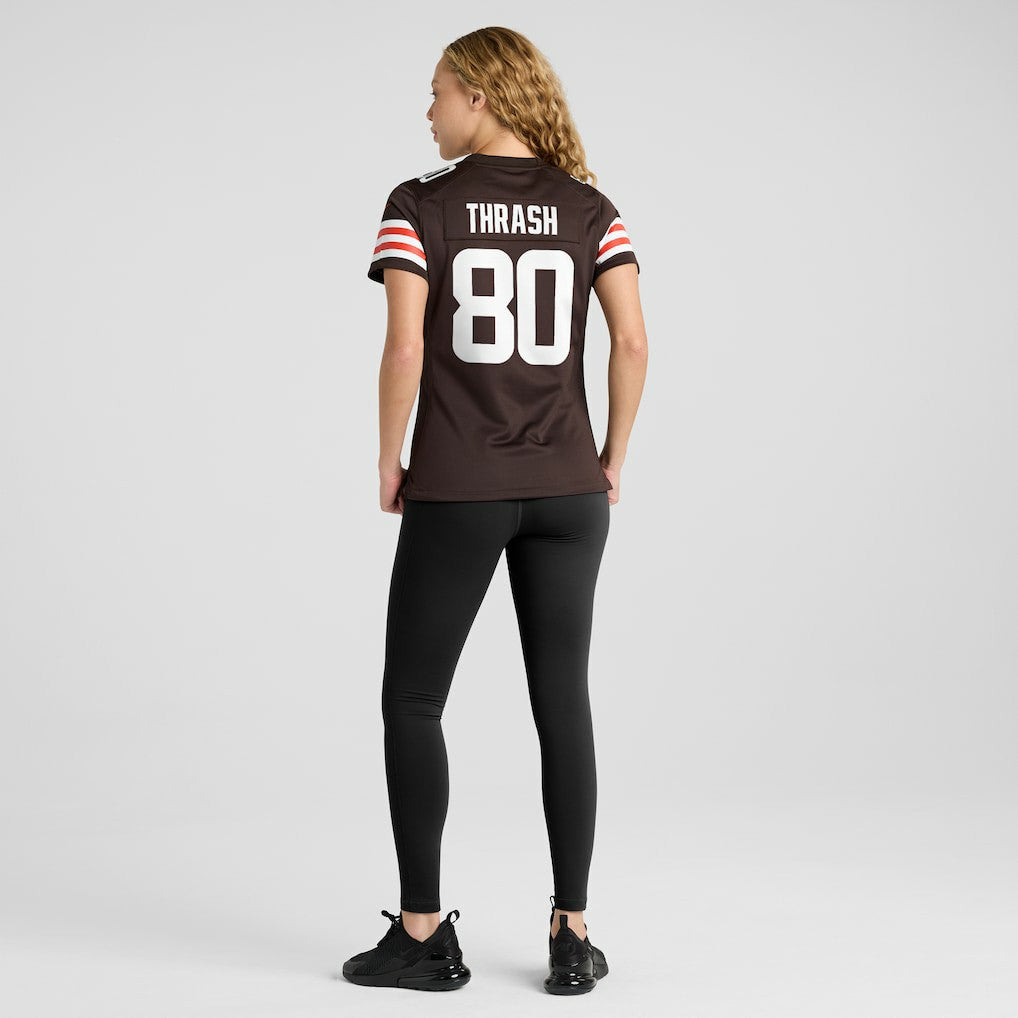 Jamari Thrash Cleveland Browns Women's Game Jersey - Brown Jerseys