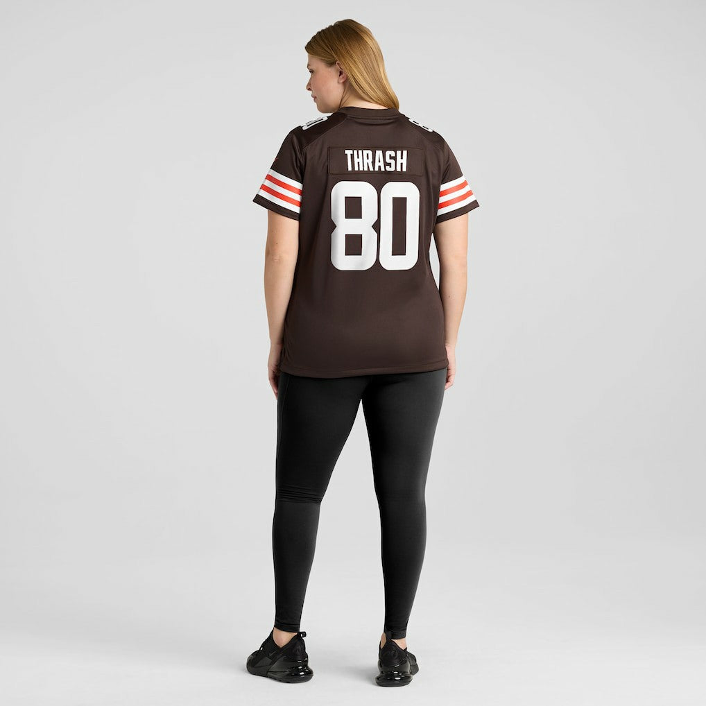 Jamari Thrash Cleveland Browns Women's Game Jersey - Brown Jerseys