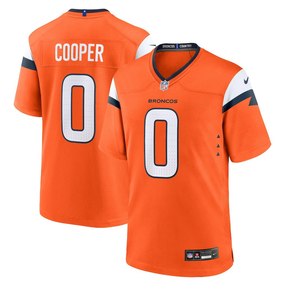 Jonathon Cooper Denver Broncos Team Game Jersey - Orange Jerseys