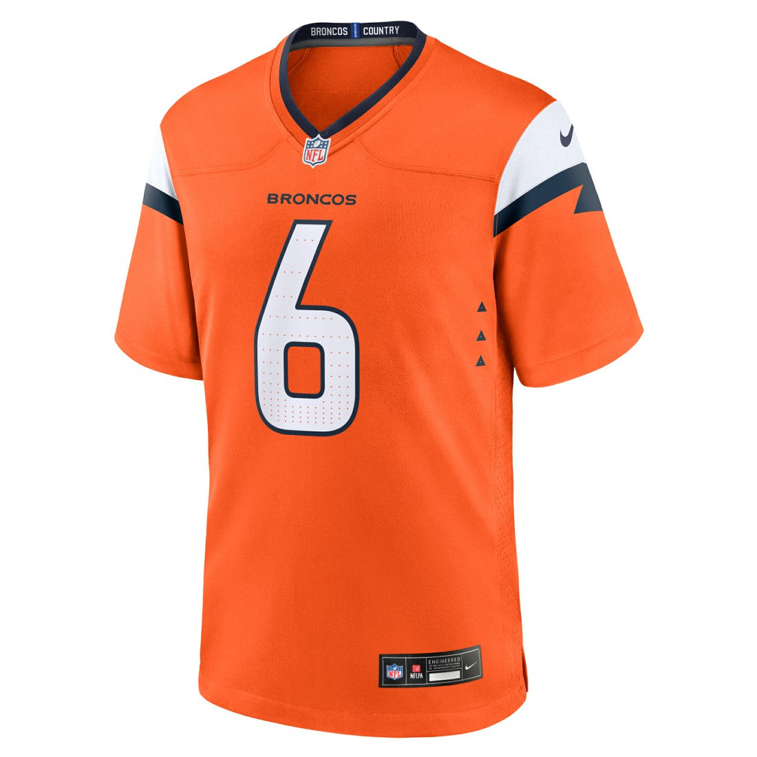 P.J. Locke Denver Broncos Team Game Jersey - Orange Jerseys