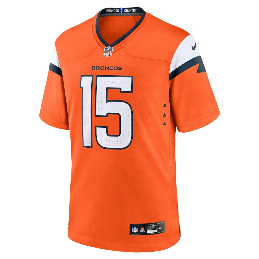 Nik Bonitto Denver Broncos Team Game Jersey - Orange Jerseys