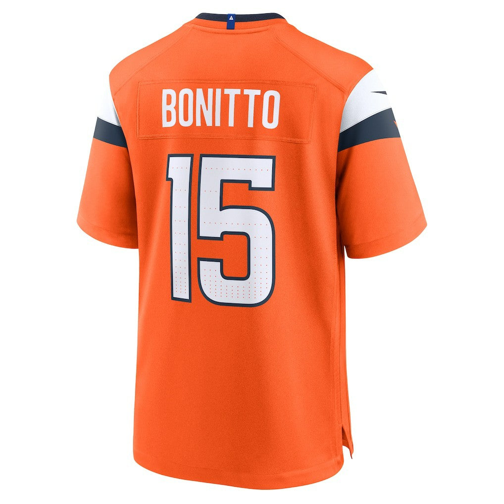 Nik Bonitto Denver Broncos Team Game Jersey - Orange Jerseys