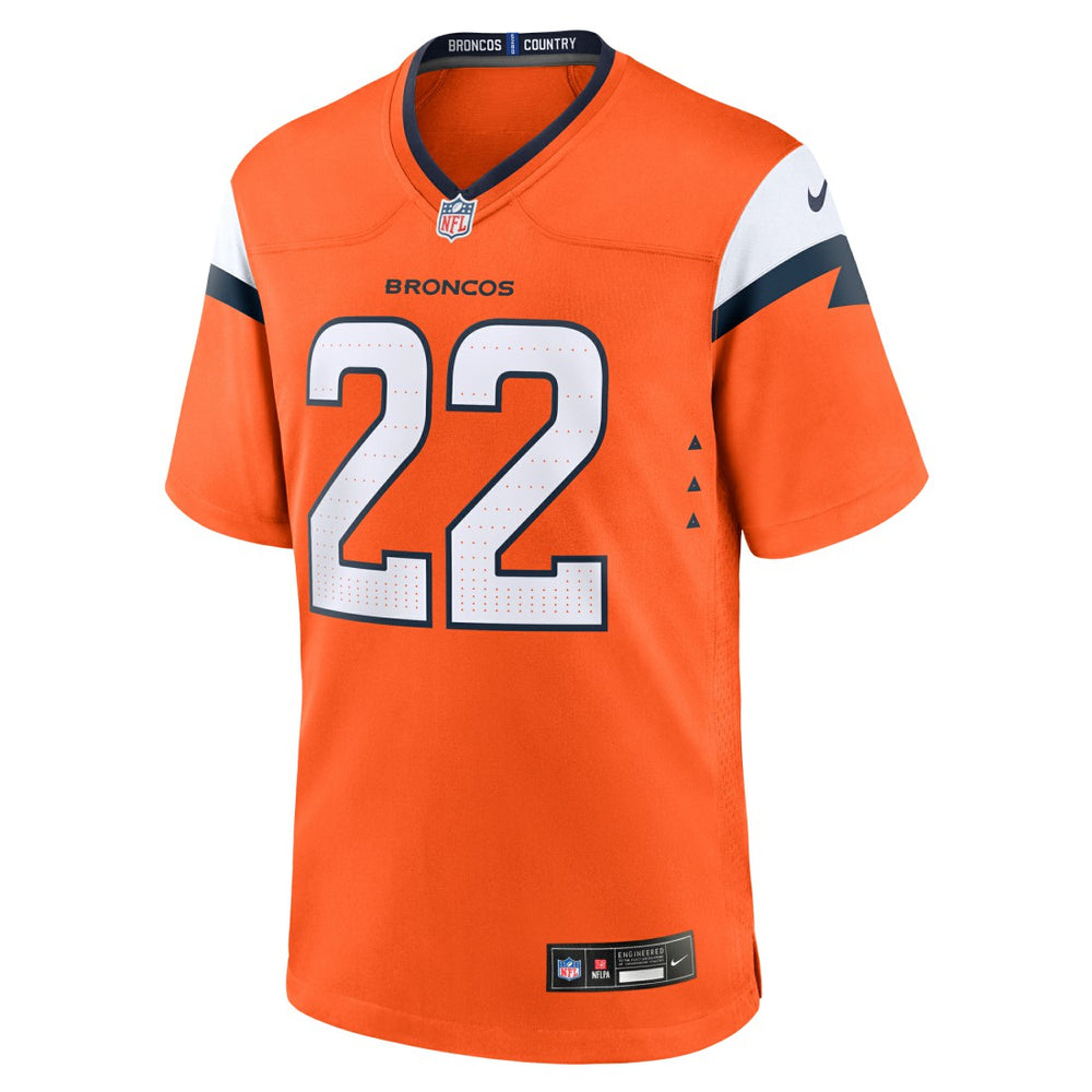 Brandon Jones Denver Broncos Team Game Jersey - Orange Jerseys