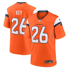 Devon Key Denver Broncos Team Game Jersey - Orange Jerseys