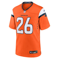 Devon Key Denver Broncos Team Game Jersey - Orange Jerseys