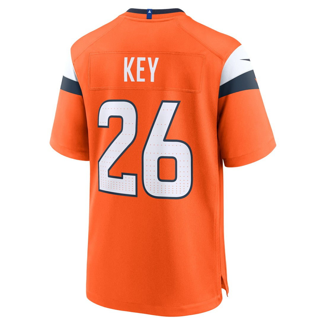 Devon Key Denver Broncos Team Game Jersey - Orange Jerseys