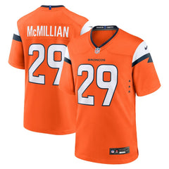Ja'Quan McMillian Denver Broncos Team Game Jersey - Orange Jerseys