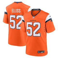 Jonah Elliss Denver Broncos Team Game Jersey - Orange Jerseys