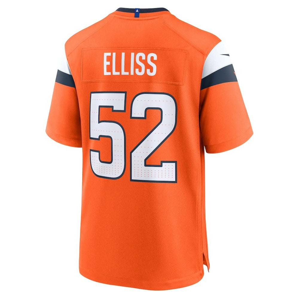 Jonah Elliss Denver Broncos Team Game Jersey - Orange Jerseys