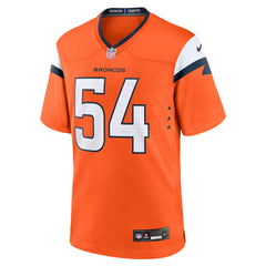 Alex Forsyth Denver Broncos Team Game Jersey - Orange Jerseys