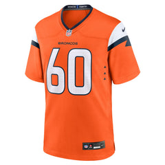 Luke Wattenberg Denver Broncos Team Game Jersey - Orange Jerseys
