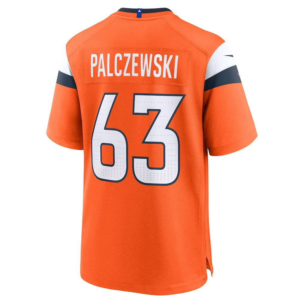 Alex Palczewski Denver Broncos Team Game Jersey - Orange Jerseys