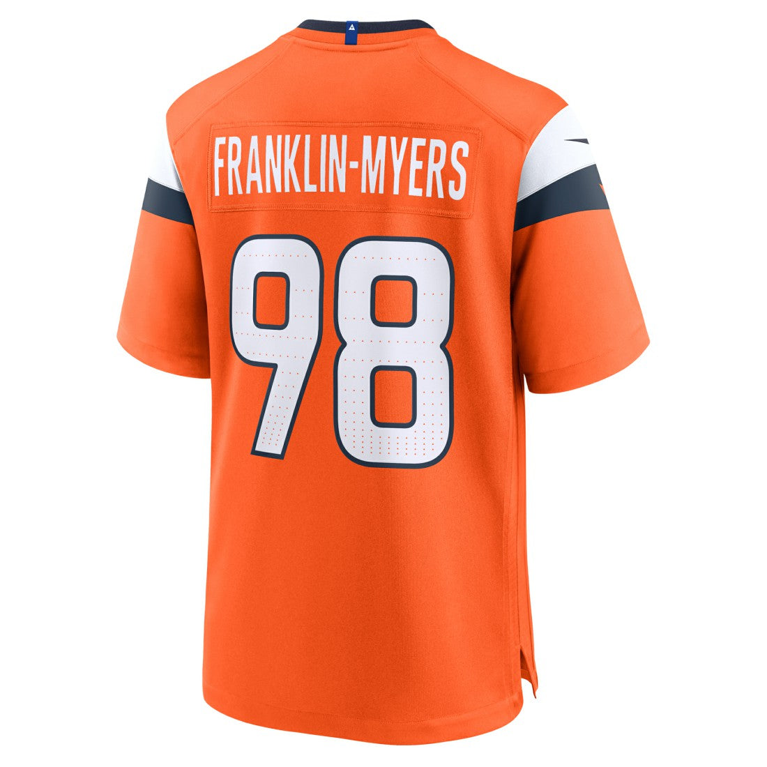 John Franklin-Myers Denver Broncos Team Game Jersey - Orange Jerseys