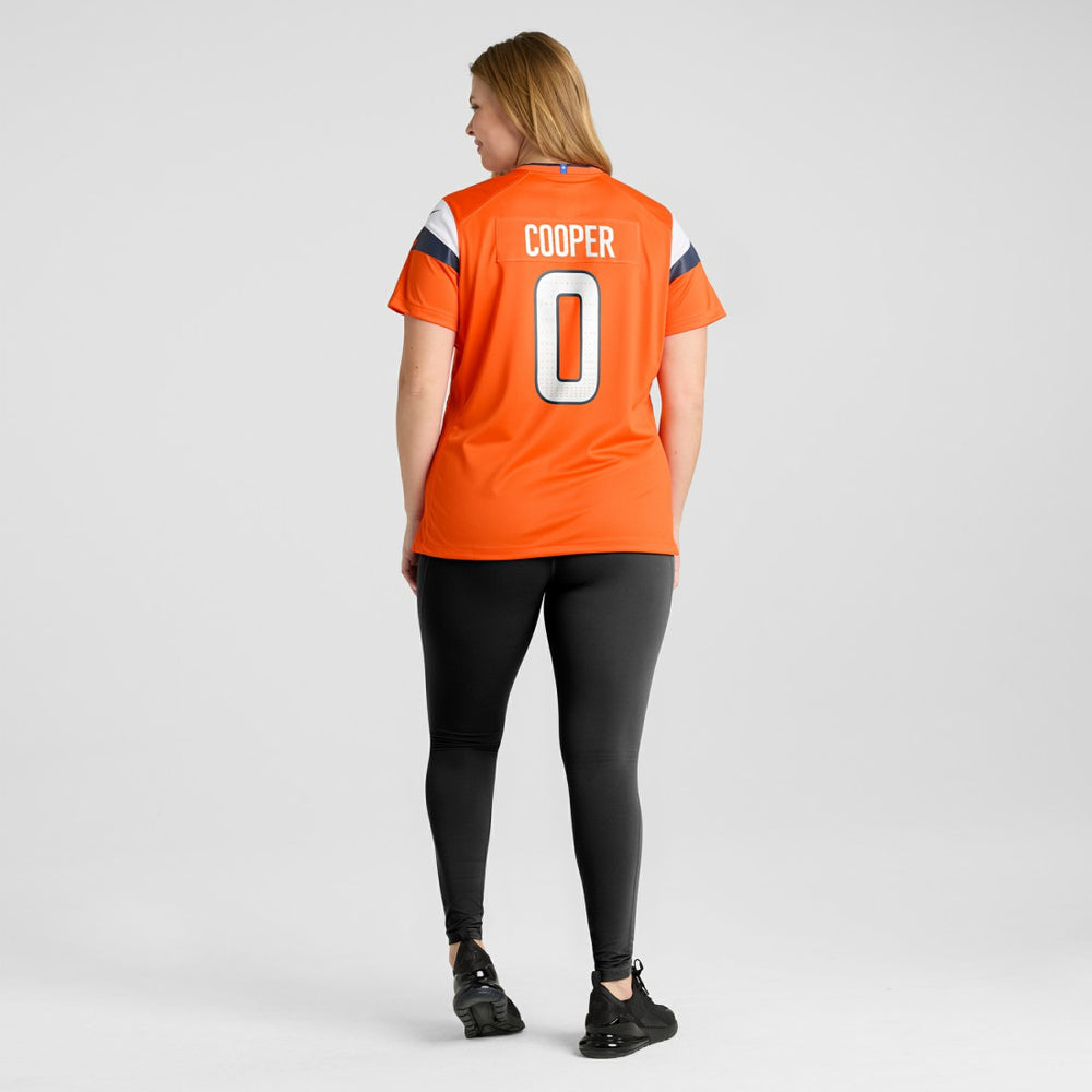 Jonathon Cooper Denver Broncos Women's Team Game Jersey - Orange Jerseys