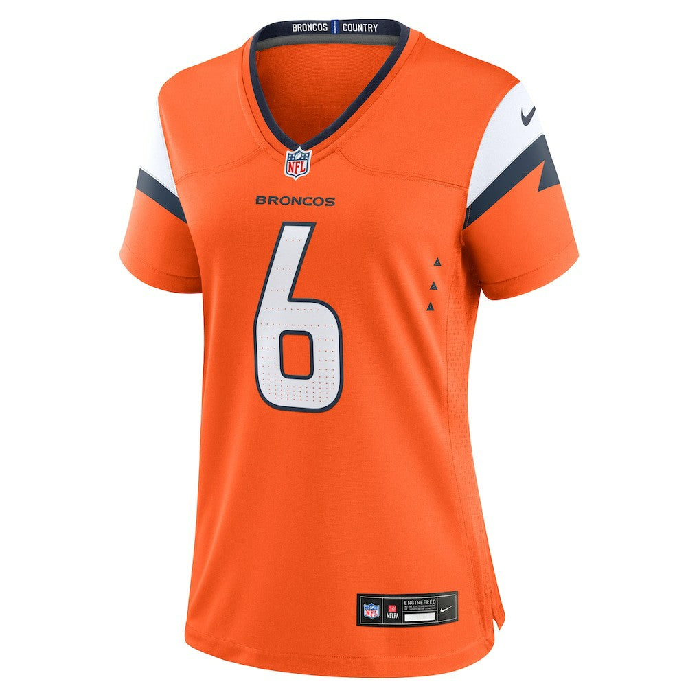 P.J. Locke Denver Broncos Women's Team Game Jersey - Orange Jerseys