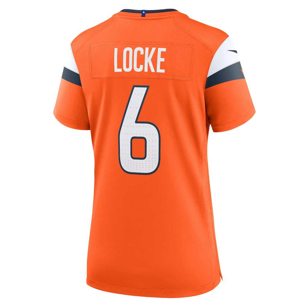 P.J. Locke Denver Broncos Women's Team Game Jersey - Orange Jerseys