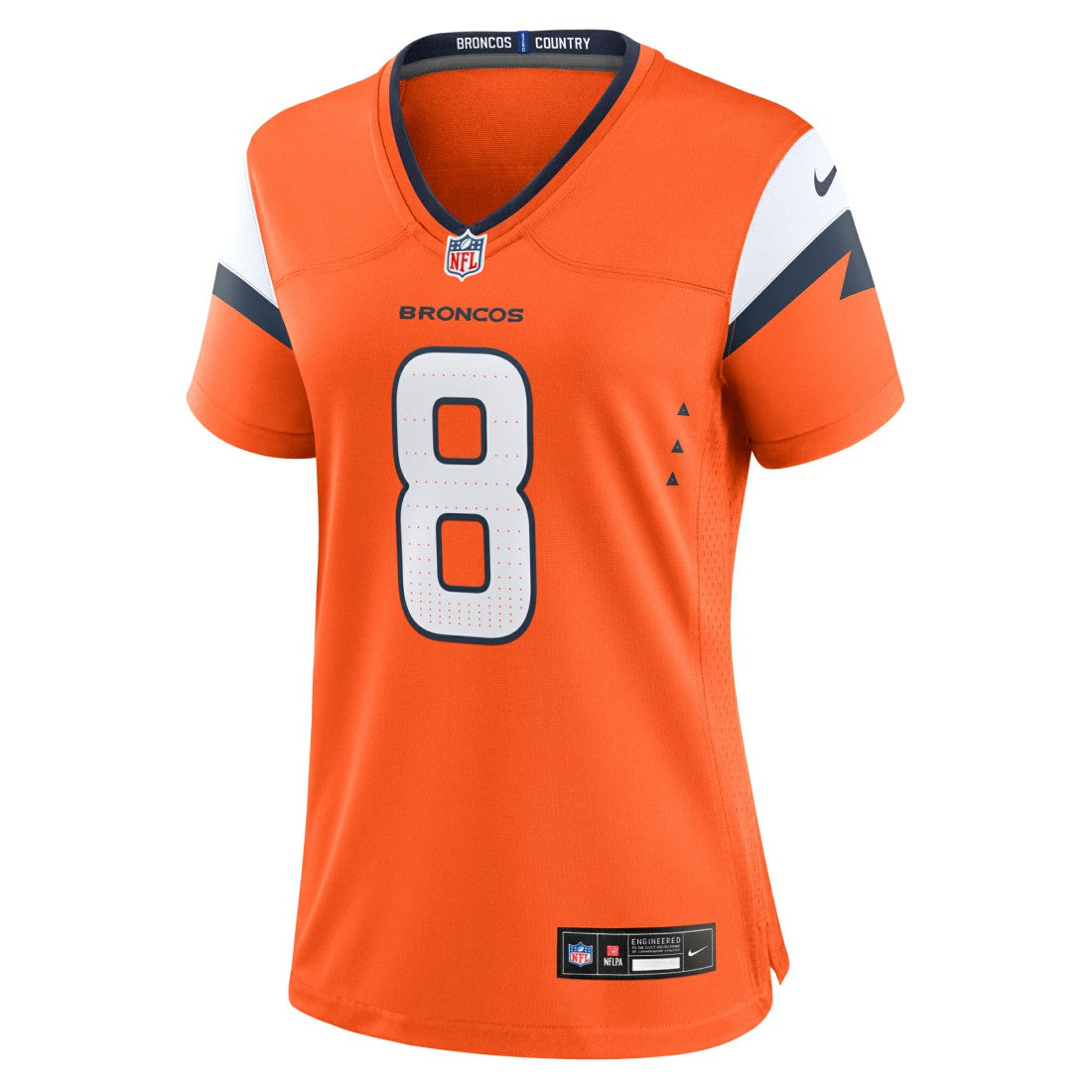 Jarrett Stidham Denver Broncos Women's Team Game Jersey - Orange Jerseys