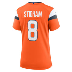 Jarrett Stidham Denver Broncos Women's Team Game Jersey - Orange Jerseys