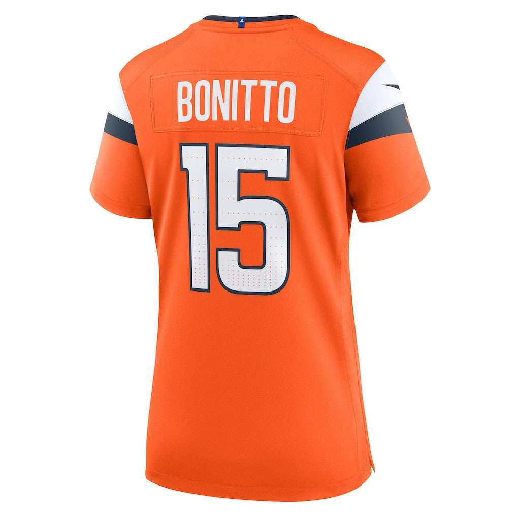 Nik Bonitto Denver Broncos Women's Team Game Jersey - Orange Jerseys