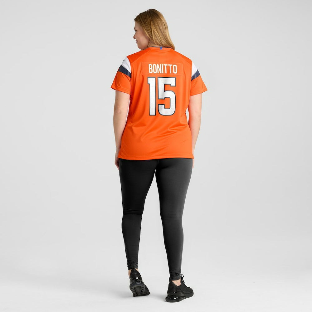 Nik Bonitto Denver Broncos Women's Team Game Jersey - Orange Jerseys