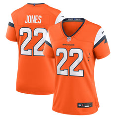 Brandon Jones Denver Broncos Women's Team Game Jersey - Orange Jerseys