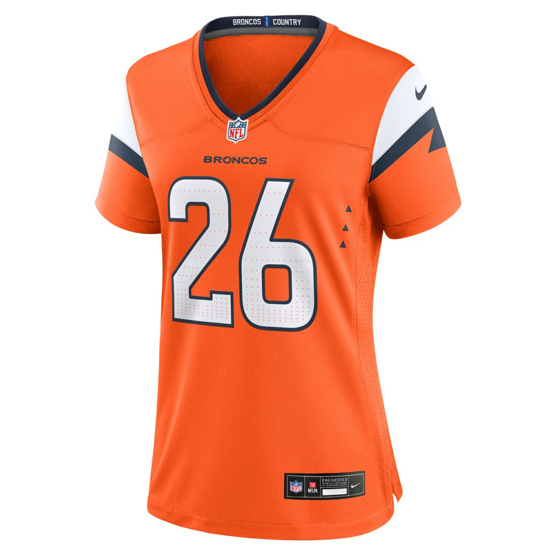 Devon Key Denver Broncos Women's Team Game Jersey - Orange Jerseys