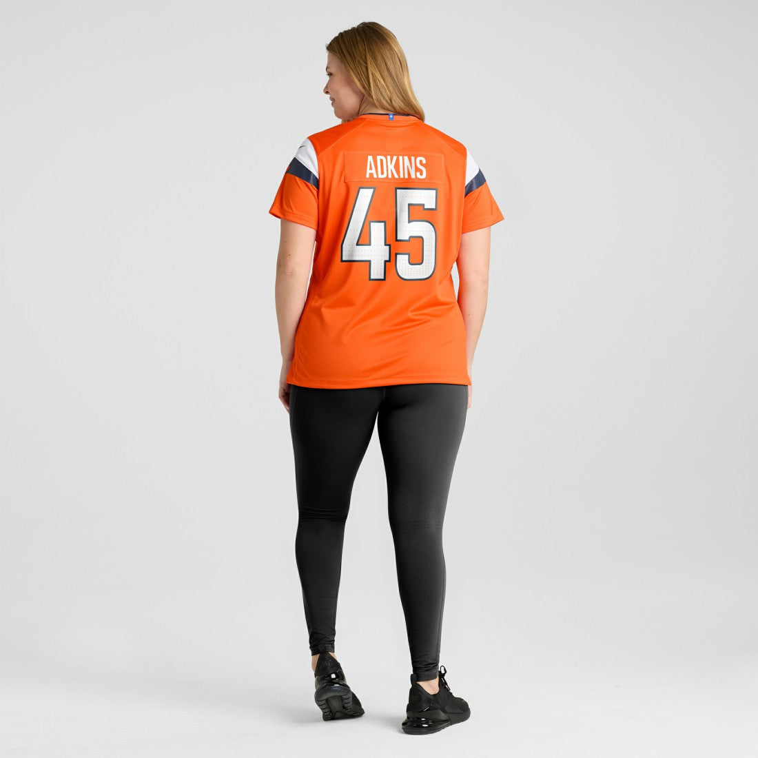 Nate Adkins Denver Broncos Women's Team Game Jersey - Orange Jerseys