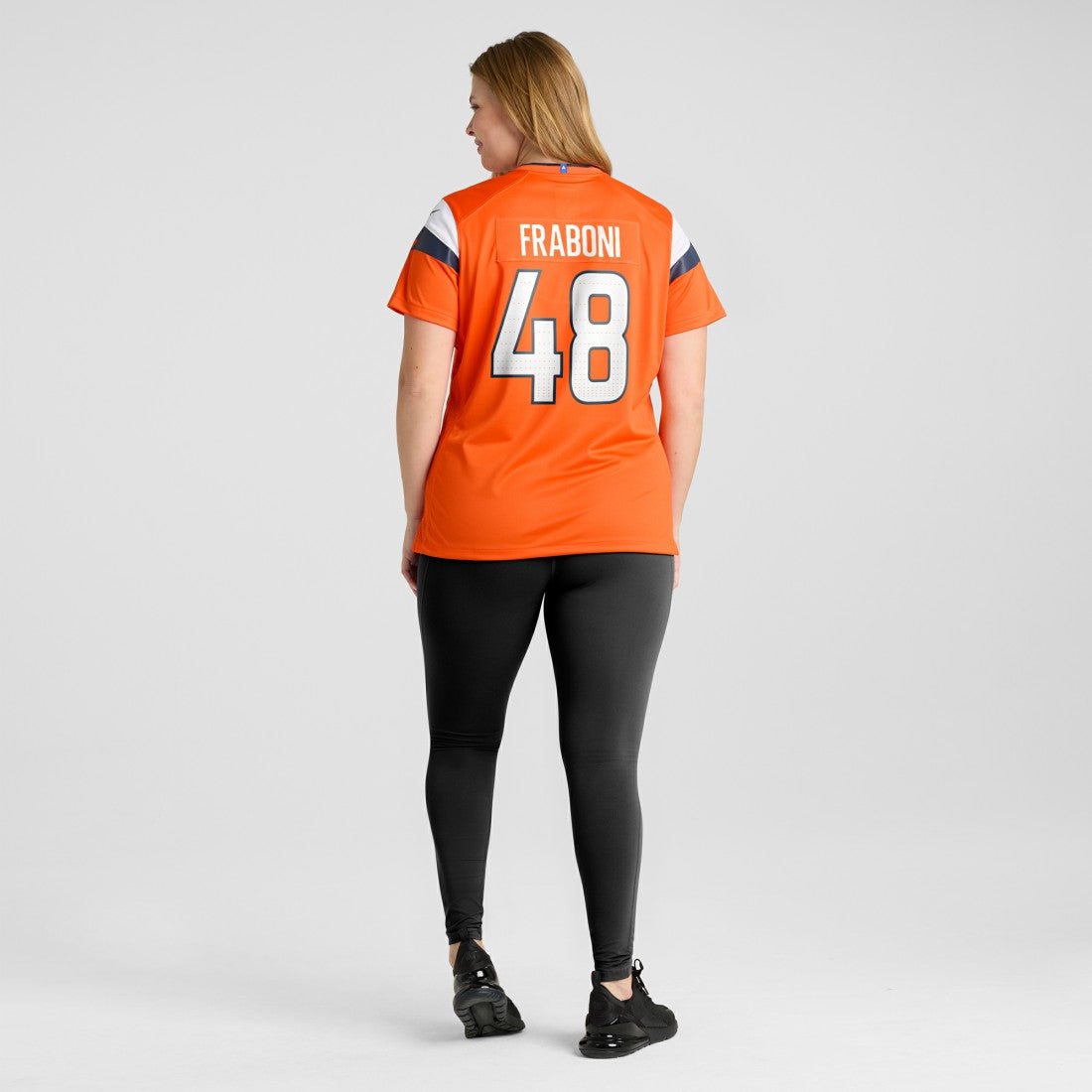 Mitchell Fraboni Denver Broncos Women's Team Game Jersey - Orange Jerseys