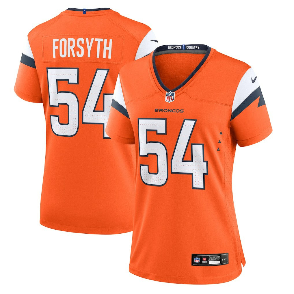 Alex Forsyth Denver Broncos Women's Team Game Jersey - Orange Jerseys