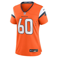 Luke Wattenberg Denver Broncos Women's Team Game Jersey - Orange Jerseys