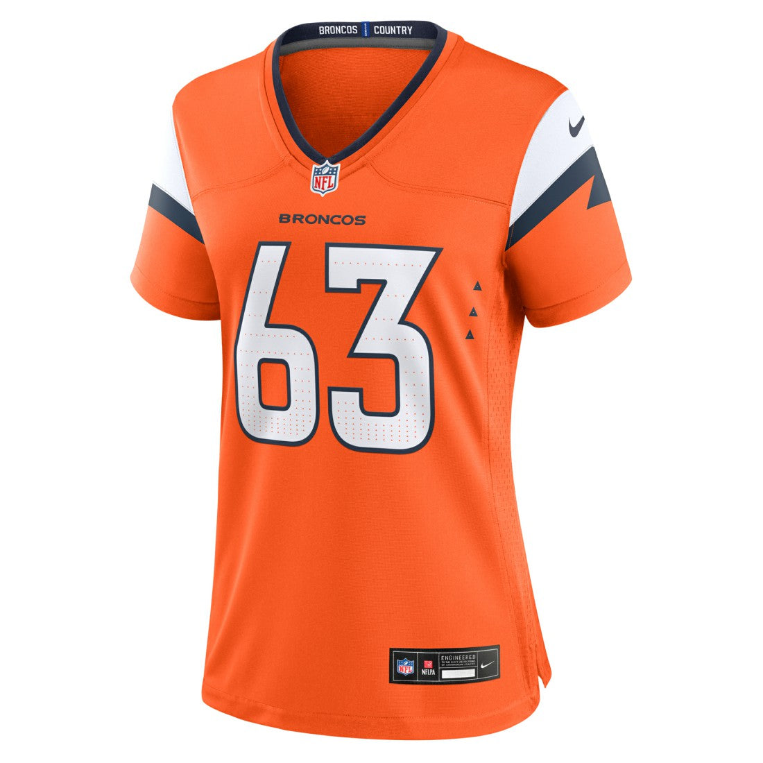 Alex Palczewski Denver Broncos Women's Team Game Jersey - Orange Jerseys