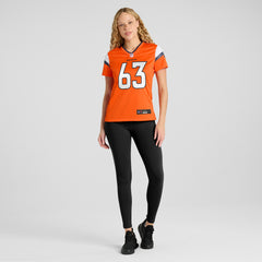 Alex Palczewski Denver Broncos Women's Team Game Jersey - Orange Jerseys