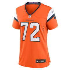 Garett Bolles Denver Broncos Women's Team Game Jersey - Orange Jerseys