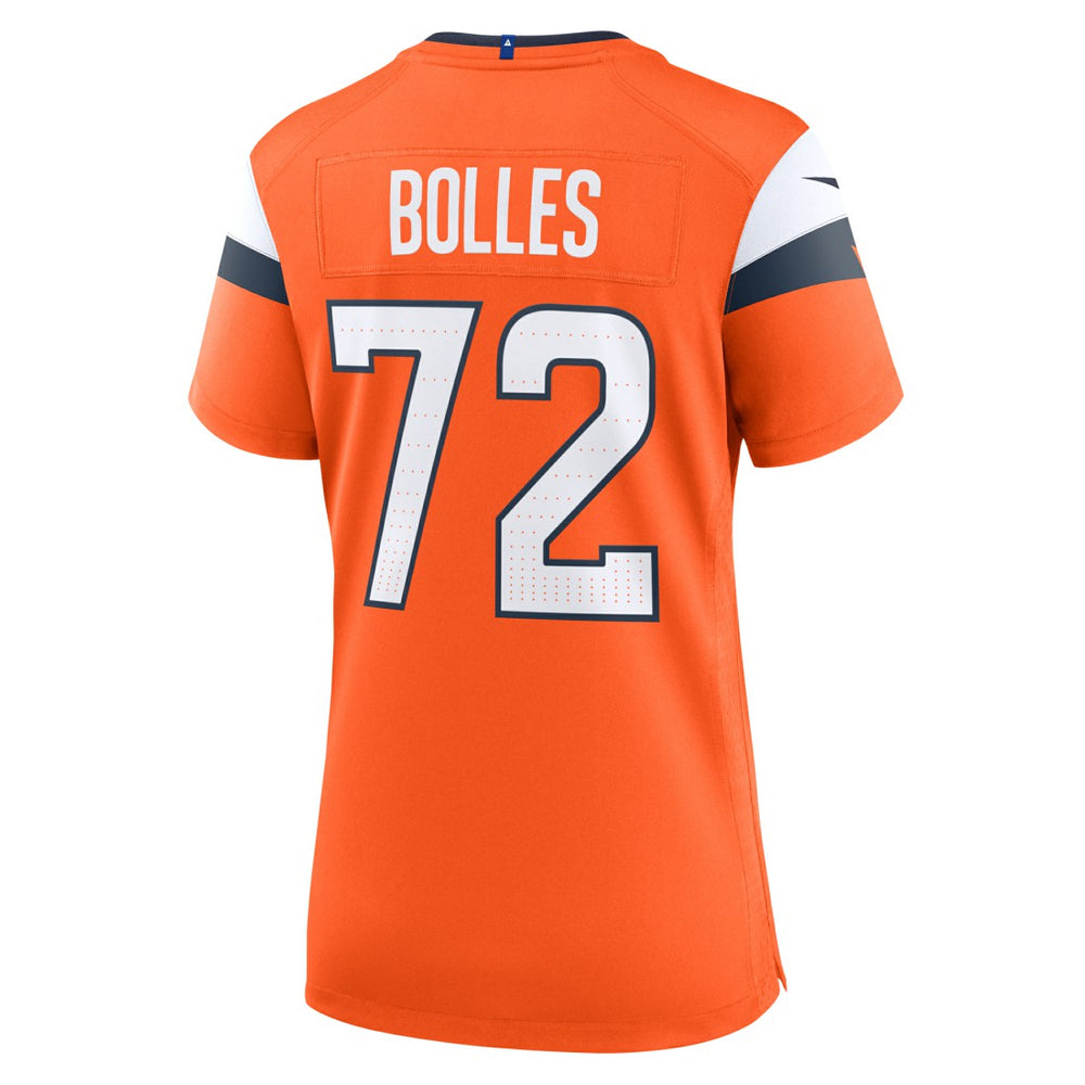 Garett Bolles Denver Broncos Women's Team Game Jersey - Orange Jerseys