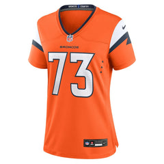 Frank Crum Denver Broncos Women's Team Game Jersey - Orange Jerseys