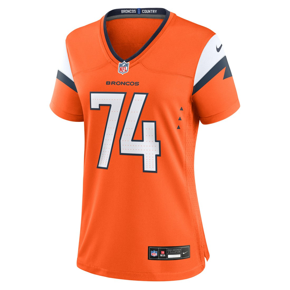 Ben Powers Denver Broncos Women's Team Game Jersey - Orange Jerseys