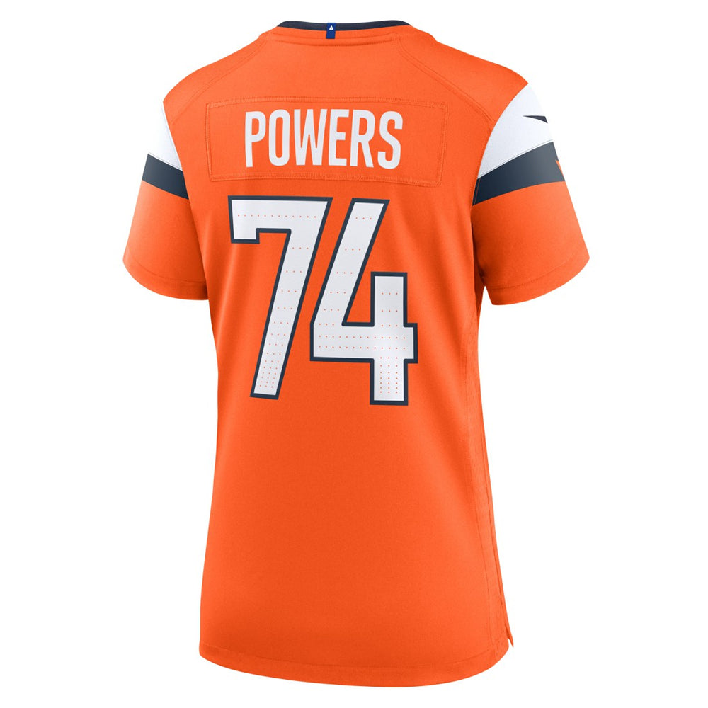 Ben Powers Denver Broncos Women's Team Game Jersey - Orange Jerseys
