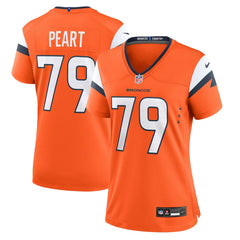 Matt Peart Denver Broncos Women's Team Game Jersey - Orange Jerseys