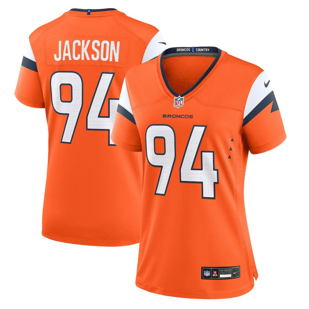 Jordan Jackson Denver Broncos Women's Team Game Jersey - Orange Jerseys