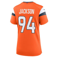 Jordan Jackson Denver Broncos Women's Team Game Jersey - Orange Jerseys